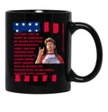 Joe Dirt Merica 4Th Of July Gift For Fans Black Coffee Mug - Black