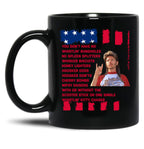 Joe Dirt Merica 4Th Of July Gift For Fans Black Coffee Mug