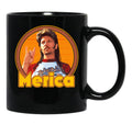 Joe Dirt - Merica 70S Aesthetic Style Fan Art Gift For Fans Black Coffee Mug - Black