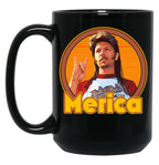 Joe Dirt - Merica 70S Aesthetic Style Fan Art Gift For Fans Black Coffee Mug