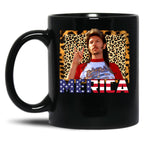 Joe Dirt Merica Classic 4Th Of July Joe Dirt Tee Happy Independence Day Fireworks Joe Dirt Classic S Black Coffee Mug