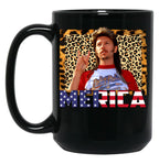 Joe Dirt Merica Classic 4Th Of July Joe Dirt Tee Happy Independence Day Fireworks Joe Dirt Classic S Black Coffee Mug