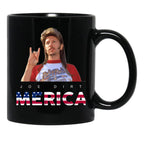 Joe Dirt Merica Fourth Of July Usa Funny America 4Th Of July Lifes A Garden Dig It Keep On Keepin Black Coffee Mug - Black