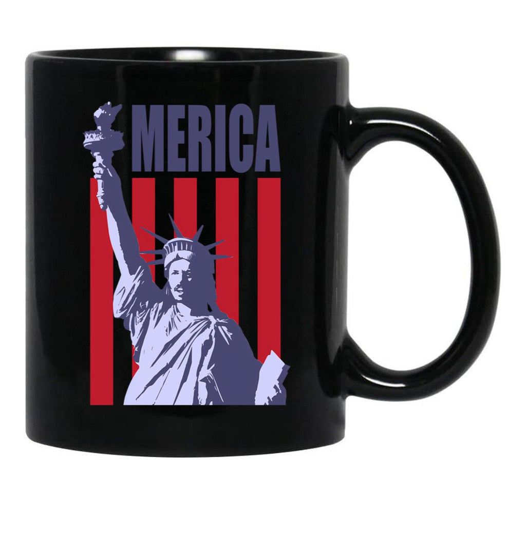 Joe Dirt Merica Funny 4Th Of July Essential Black Coffee Mug - Black