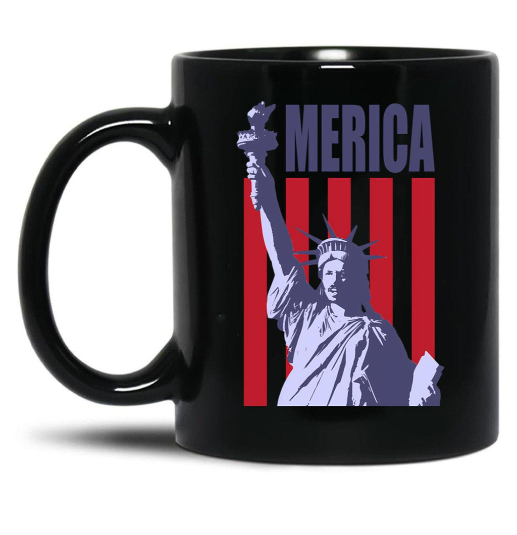 Joe Dirt Merica Funny 4Th Of July Essential Black Coffee Mug