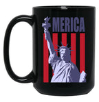 Joe Dirt Merica Funny 4Th Of July Essential Black Coffee Mug