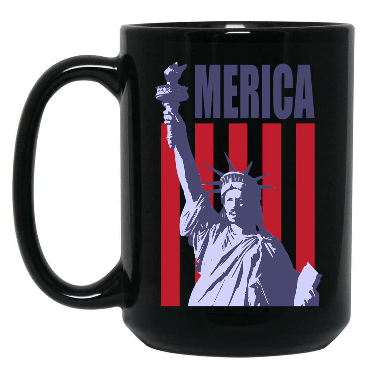 Joe Dirt Merica Funny 4Th Of July Essential Black Coffee Mug