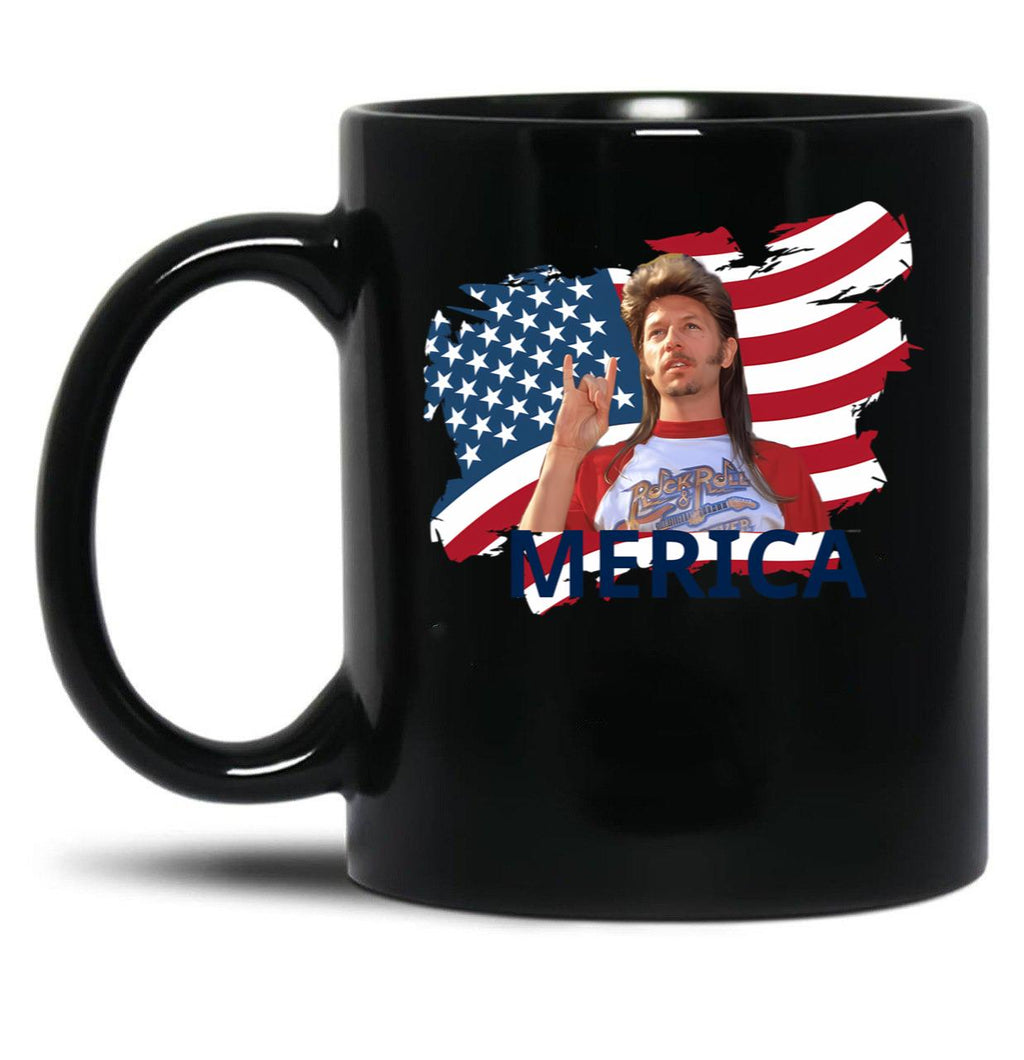 Joe Dirt Merica TMugs Funny Black Coffee Mug