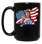 Joe Dirt Merica TMugs Funny Black Coffee Mug
