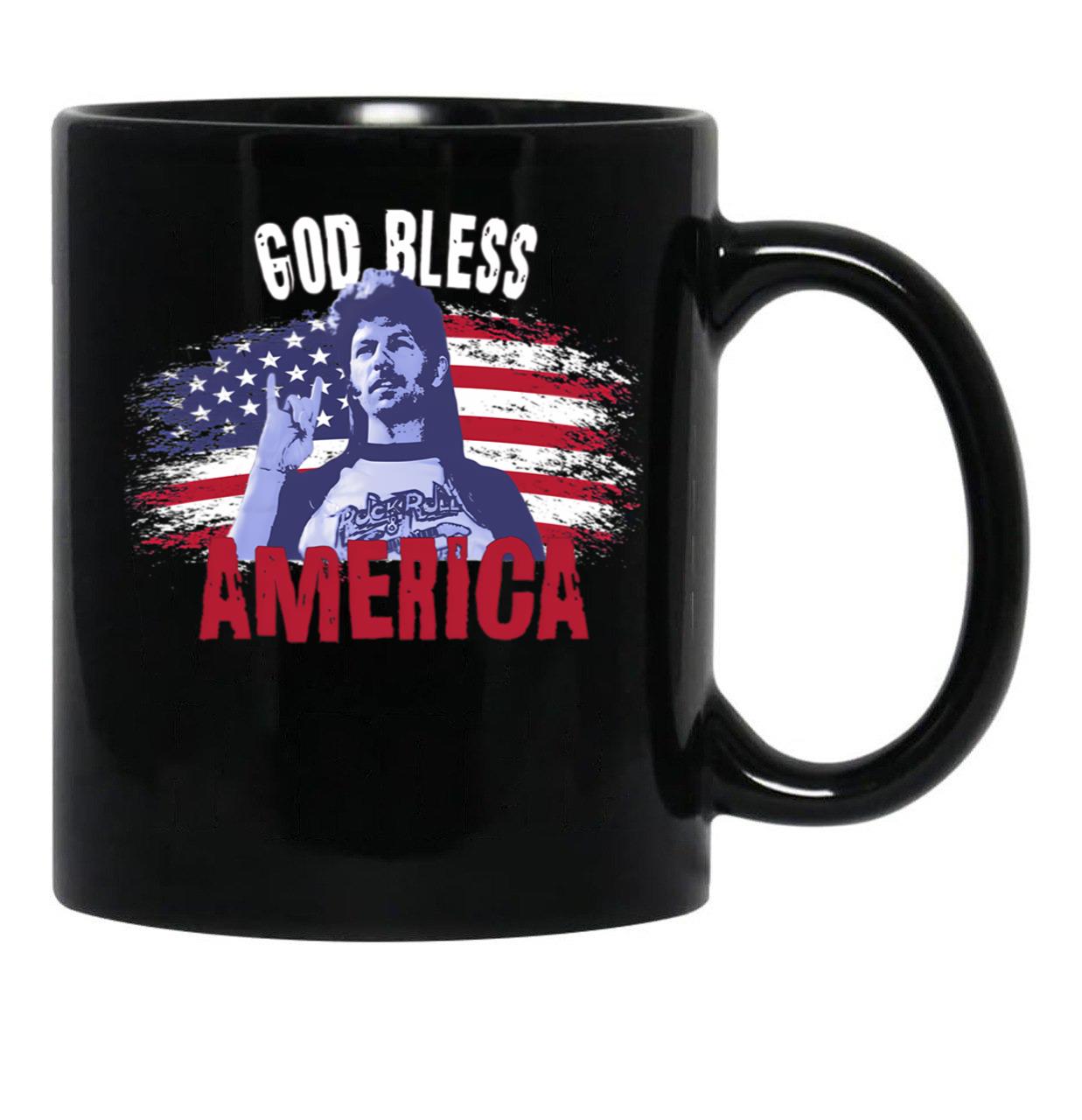 Joe Dirt Merica (2) Black Coffee Mug - Black