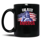 Joe Dirt Merica (2) Black Coffee Mug