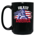 Joe Dirt Merica (2) Black Coffee Mug