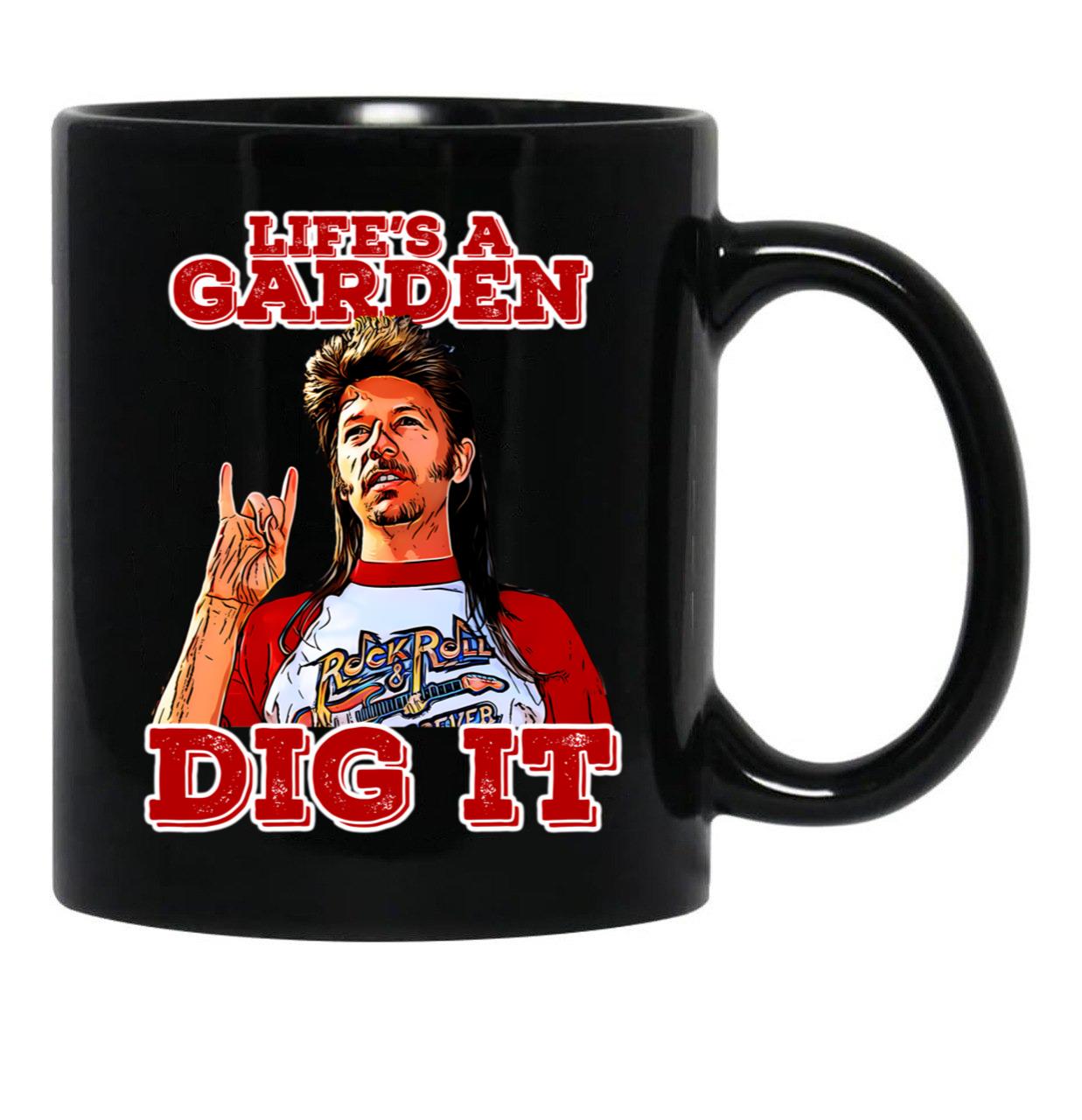 Joe Dirt (2) Black Coffee Mug - Black