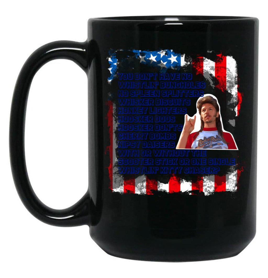 Joe Dirt (4) Black Coffee Mug