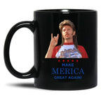 Joe Dirt Black Coffee Mug
