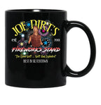 Joe Dirt'S Fireworks Black Coffee Mug - Black