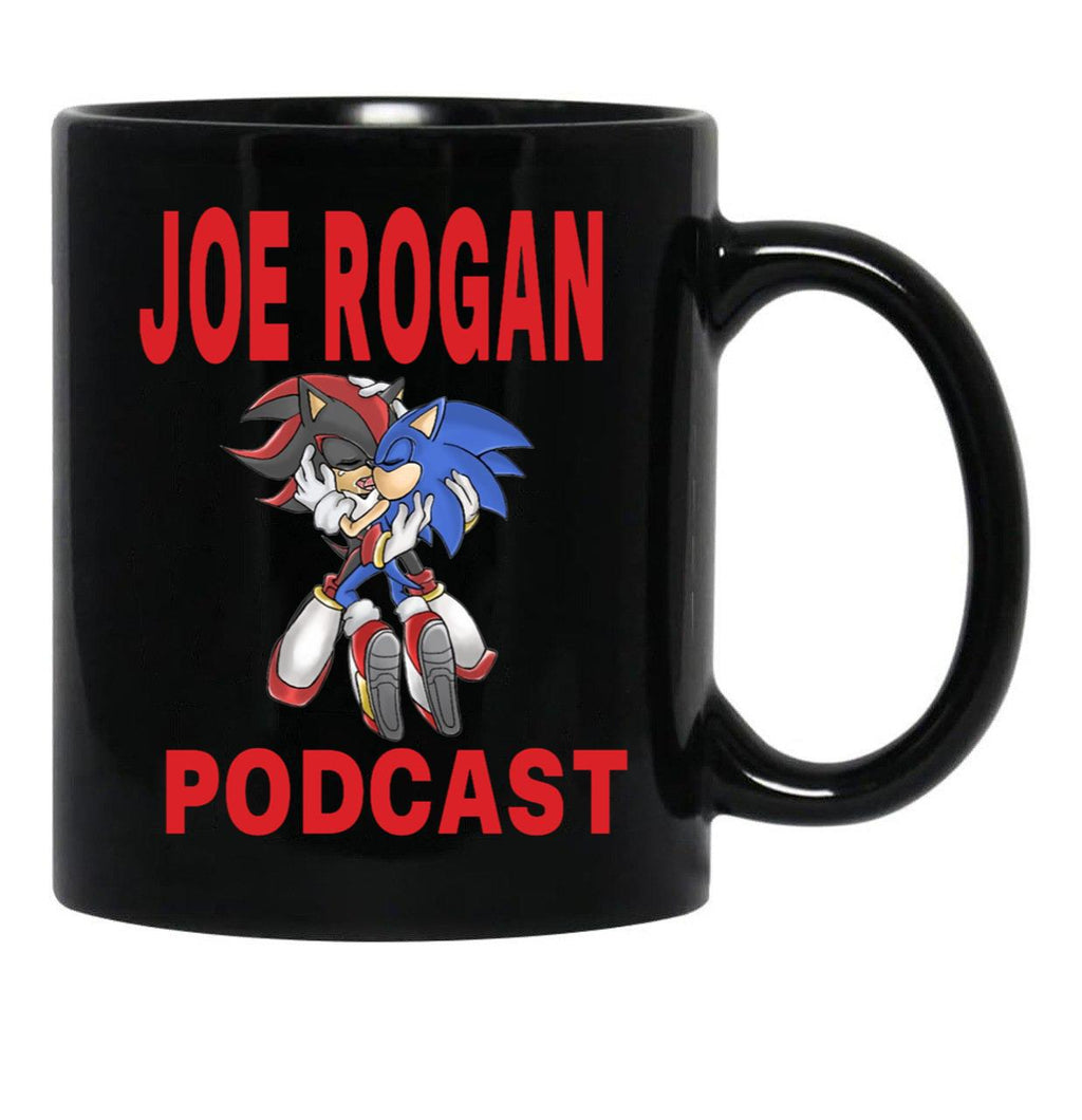 Joe Rogan Podcast Sonic Black Coffee Mug, Gift Coffee Mug - Black