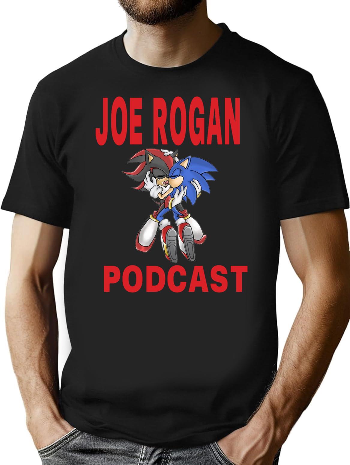 Joe Rogan Podcast Sonic Premium Heavyweight Cotton T-Shirt - Black