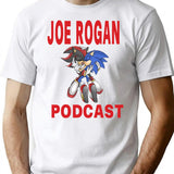 Joe Rogan Podcast Sonic Premium Heavyweight Cotton T-Shirt - White