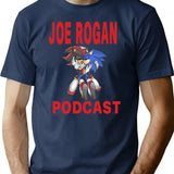 Joe Rogan Podcast Sonic Premium Heavyweight Cotton T-Shirt - Navy