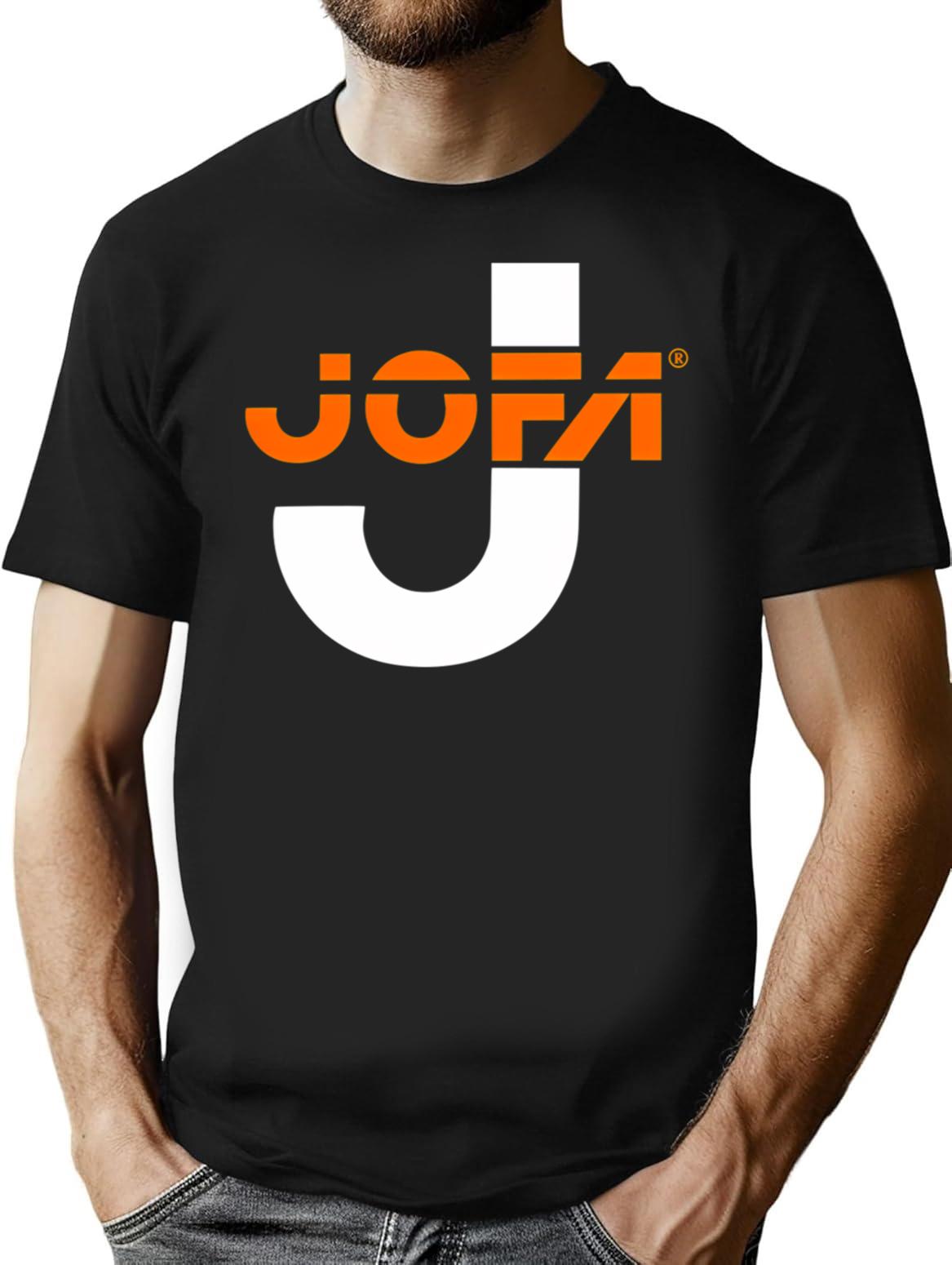 Jofa Hockey Retro Logo 2 T-Shirt for Men & Women, T-Shirts Graphic Tee - Black