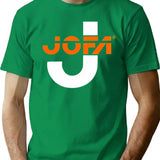 Jofa Hockey Retro Logo 2 T-Shirt for Men & Women, T-Shirts Graphic Tee - Green