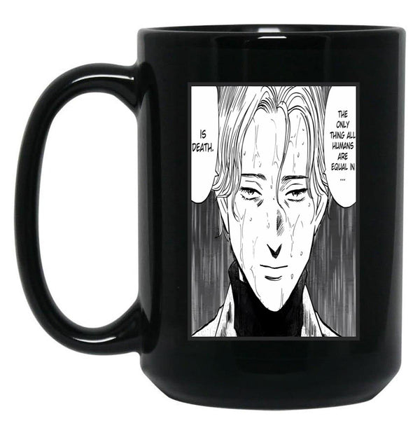 Johan Liebert - Monster Manga Black Coffee Mug, Gift Coffee Mug - Black