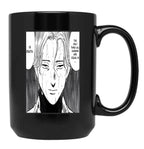 Johan Liebert - Monster Manga Black Coffee Mug, Gift Coffee Mug