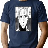 Johan Liebert - Monster Manga Premium Heavyweight Cotton T-Shirt - Navy