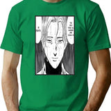 Johan Liebert - Monster Manga Premium Heavyweight Cotton T-Shirt - Green