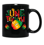 June Teenth Black Coffee Mug - Black