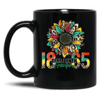 Juneteenth 1865 Celebrate Black American Black Coffee Mug