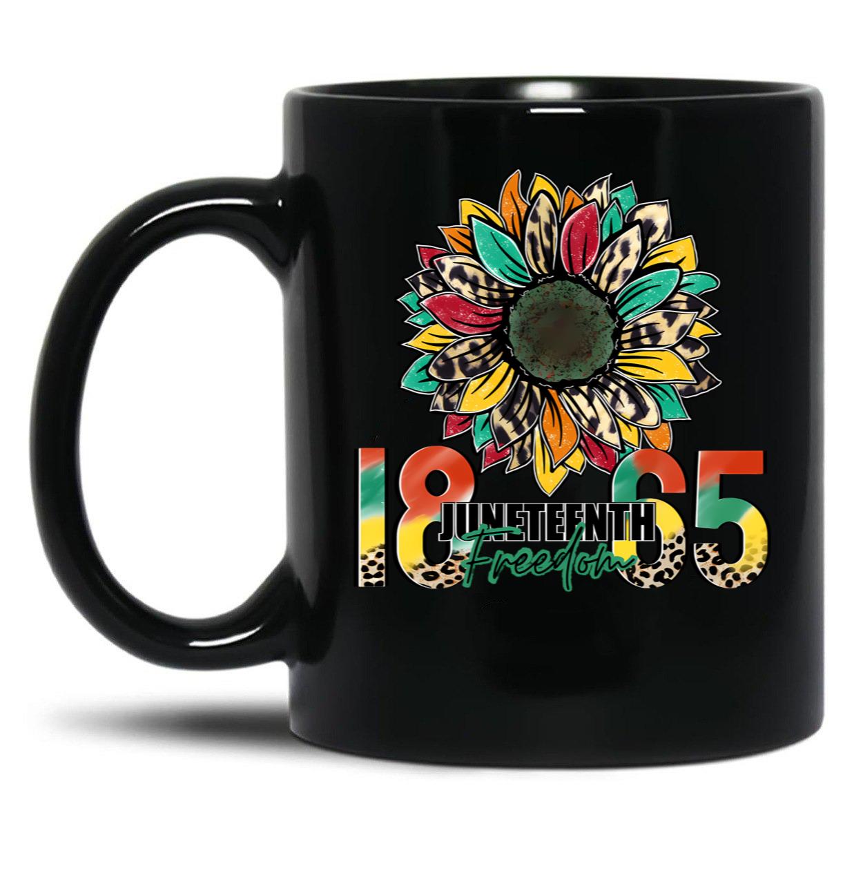 Juneteenth 1865 Celebrate Black American Black Coffee Mug