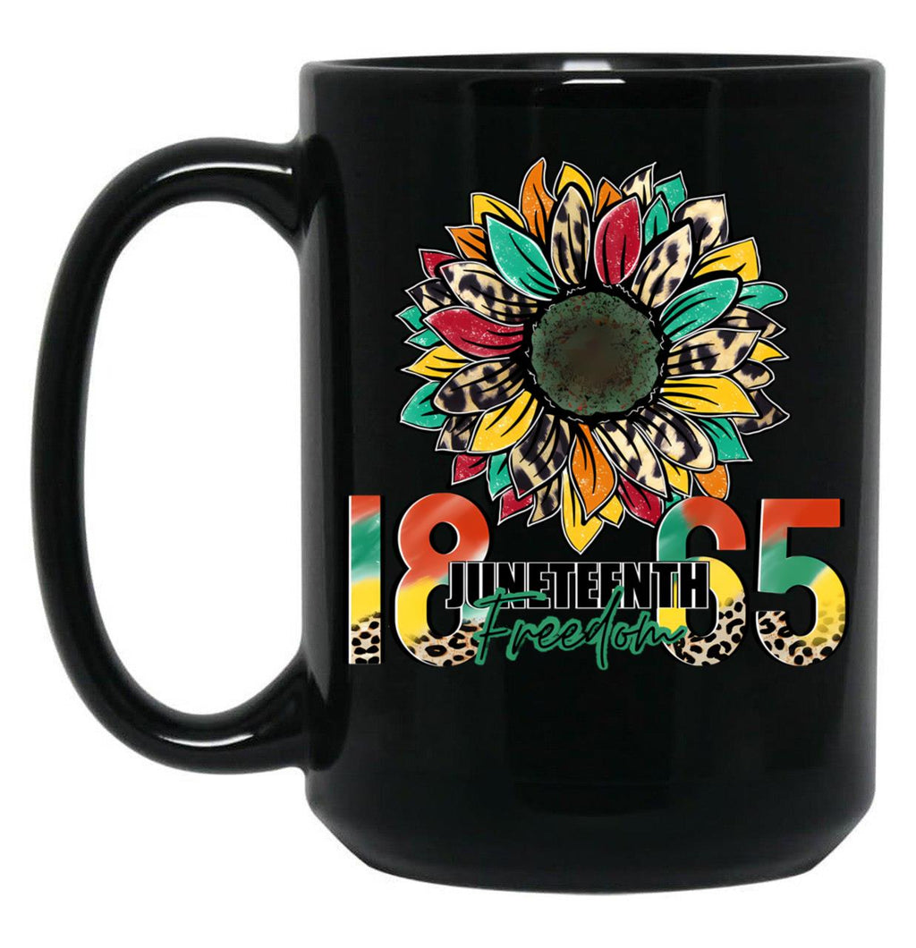 Juneteenth 1865 Celebrate Black American Black Coffee Mug
