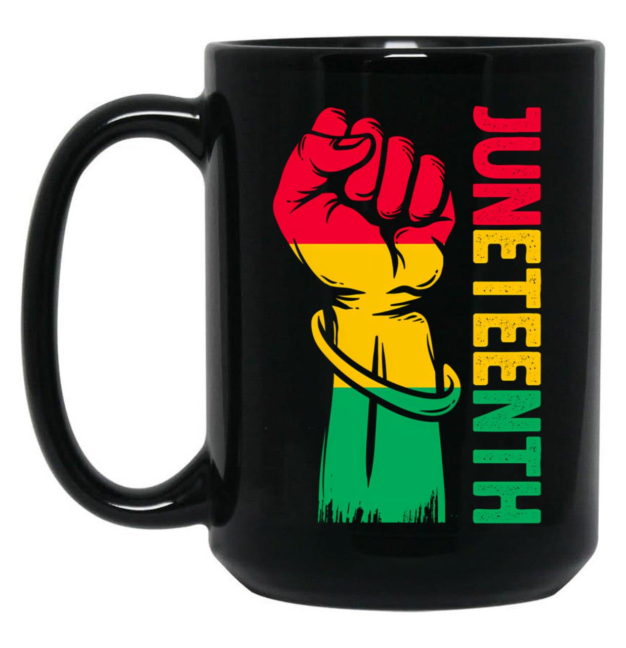 Juneteenth 1865 (1) Black Coffee Mug
