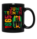 Juneteenth 1865 Black Coffee Mug - Black