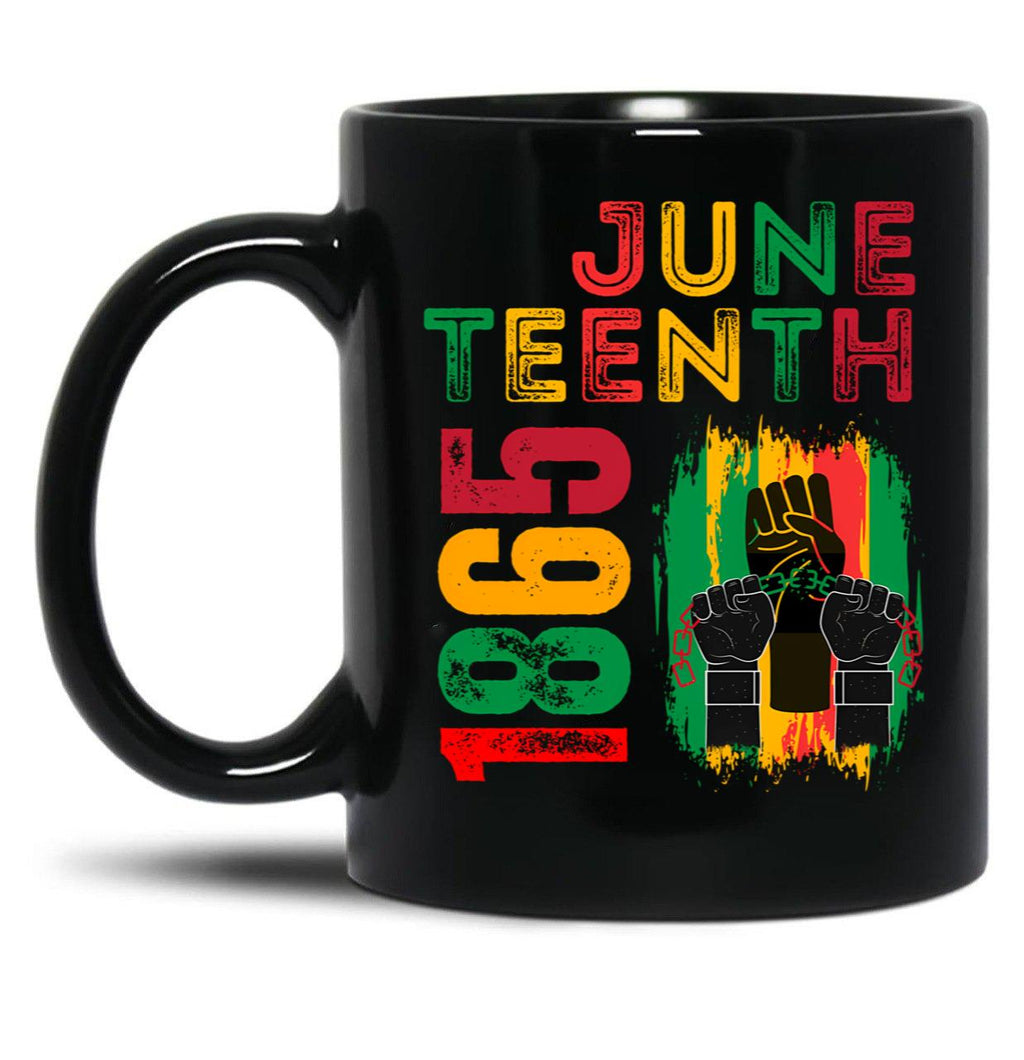 Juneteenth 1865 Black Coffee Mug
