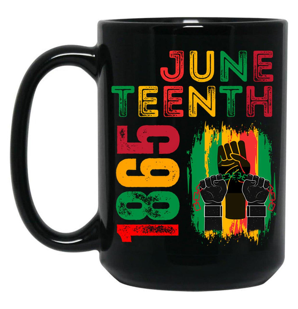 Juneteenth 1865 Black Coffee Mug