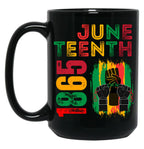 Juneteenth 1865 Black Coffee Mug