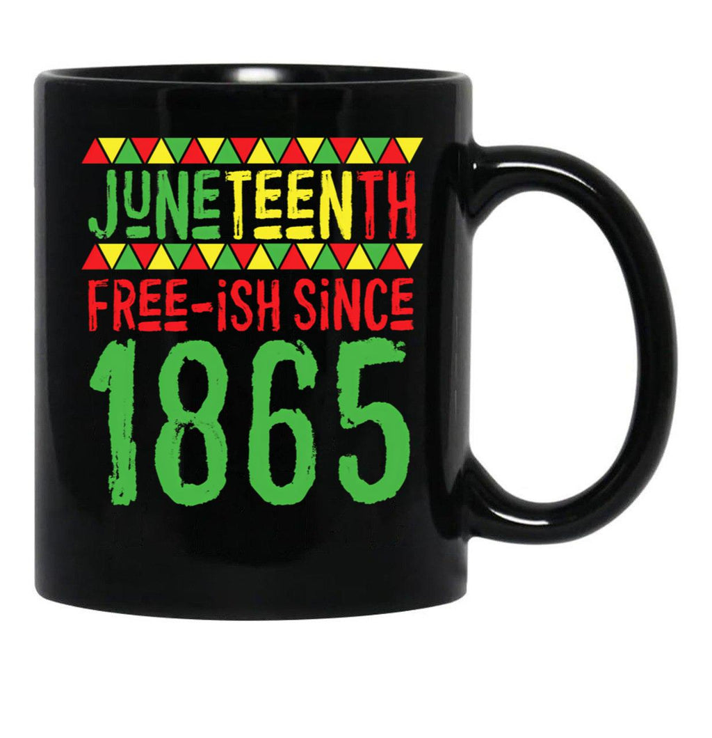 Juneteenth 2021 Black Coffee Mug - Black