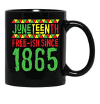 Juneteenth 2021 Black Coffee Mug - Black