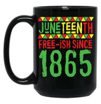 Juneteenth 2021 Black Coffee Mug