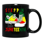 Juneteenth 2023 Design Black Coffee Mug - Black