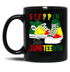 Juneteenth 2023 Design Black Coffee Mug