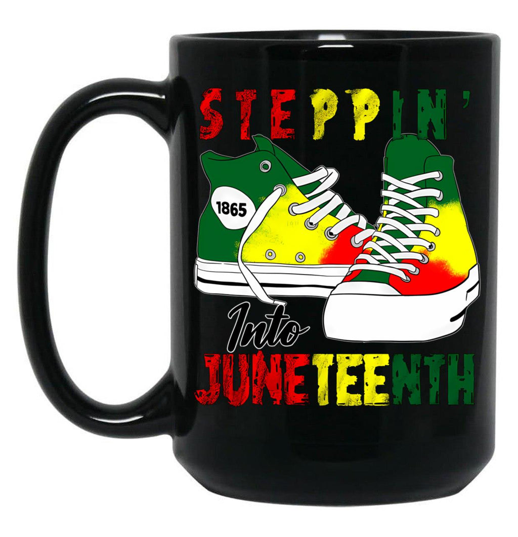 Juneteenth 2023 Design Black Coffee Mug