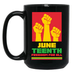 Juneteenth A Black Thing Freedom Celebration Classic Mug Black Coffee Mug