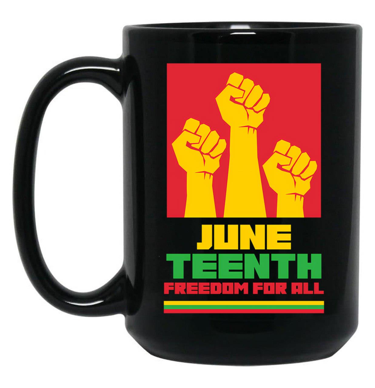 Juneteenth A Black Thing Freedom Celebration Classic Mug Black Coffee Mug