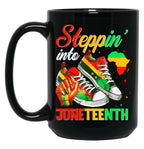 Juneteenth Black Girls Sneakers Black History Month Black Coffee Mug
