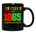 Juneteenth Black Mug Juneteenth Free-Ish Since 1865 Freedom Cool Afro African Black Proud Black Coffee Mug - Black