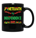 Juneteenth Celebrate Freedom Black Coffee Mug - Black